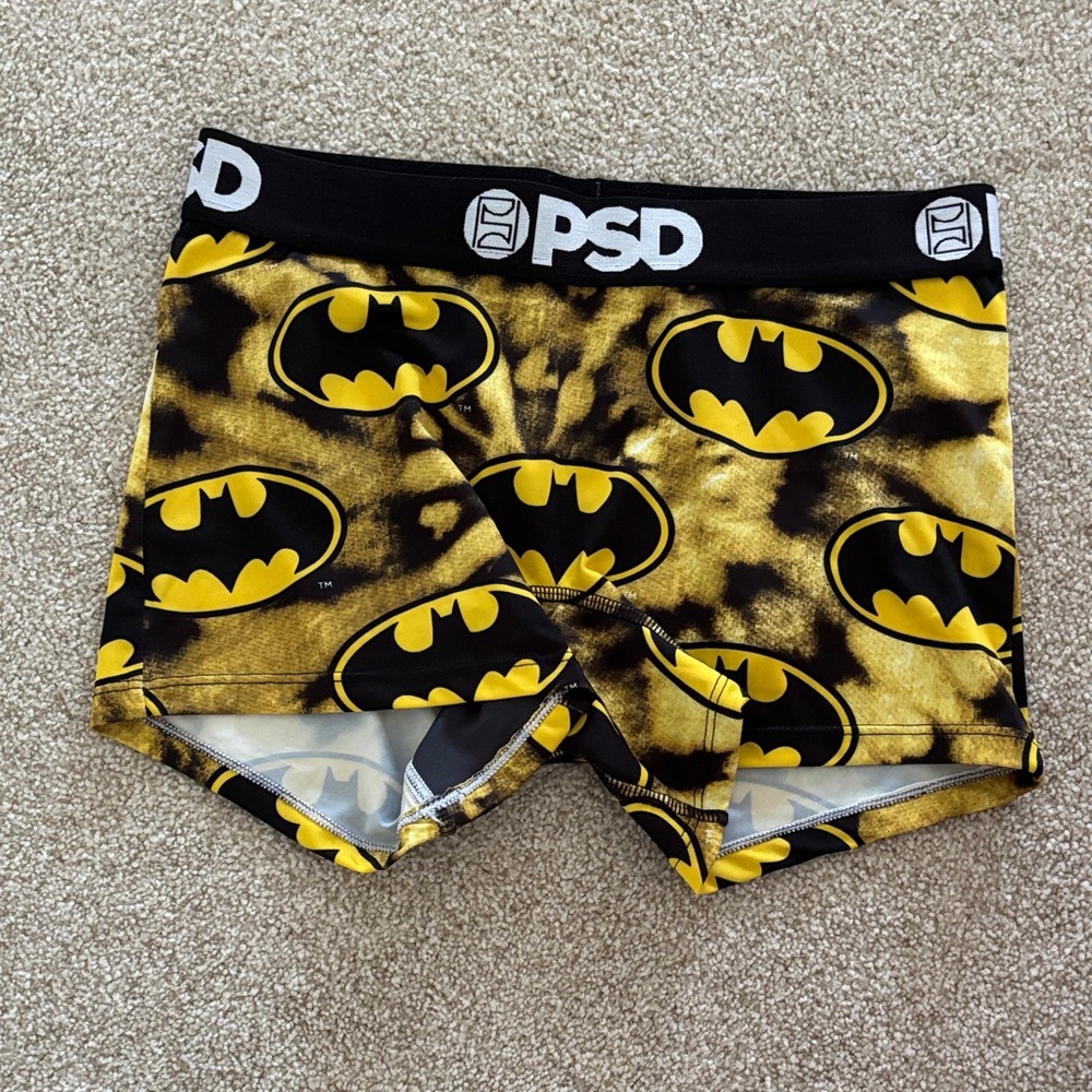 PSD Kids Batman Boxer Briefs - Black and Gold